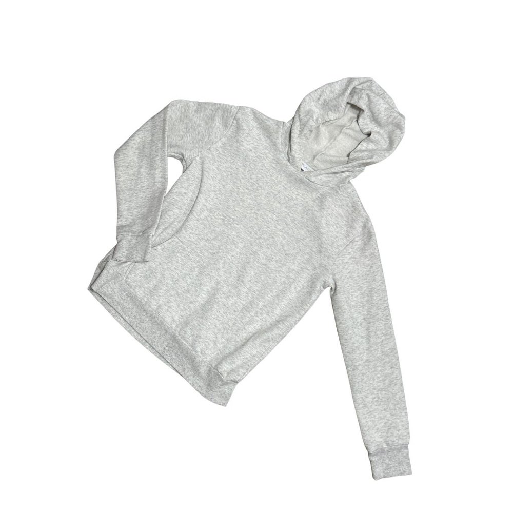 Children’s Place heather gray pullover hoodie girls size L 10/12 1594